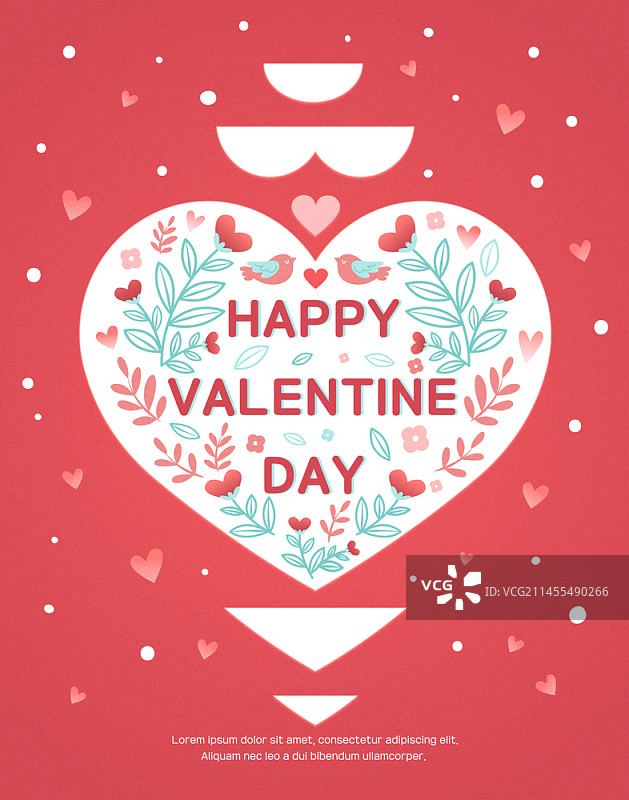 情人节主题矢量插画图片素材