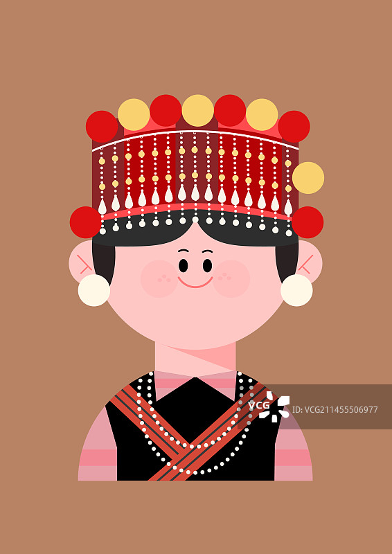 傈僳族姑娘图片素材