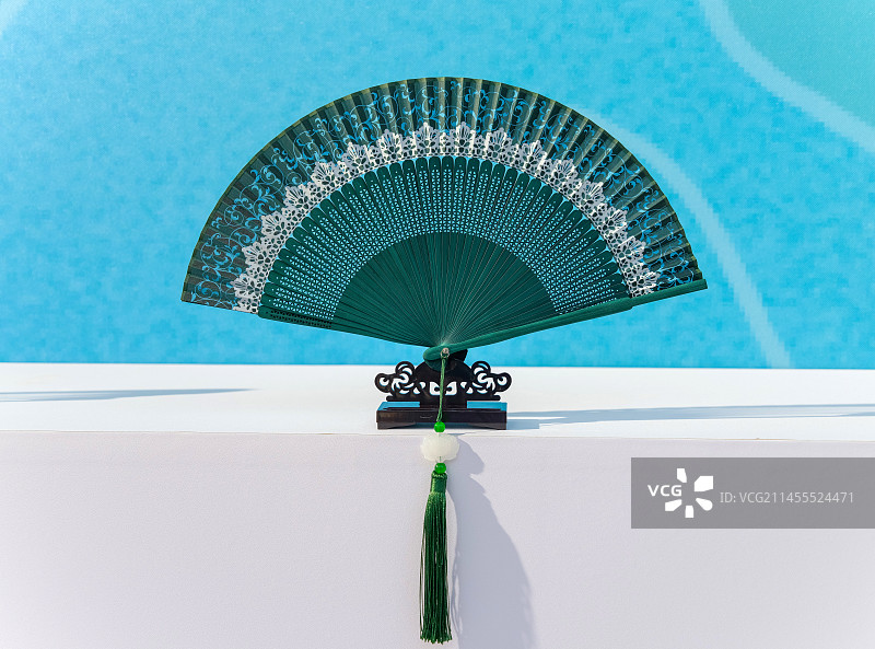 传统手工折扇图片素材