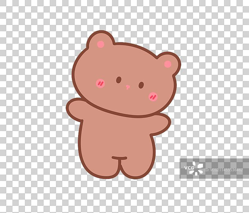 卡通可爱小熊图片素材