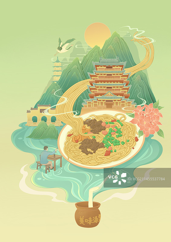 南昌拌粉图片素材