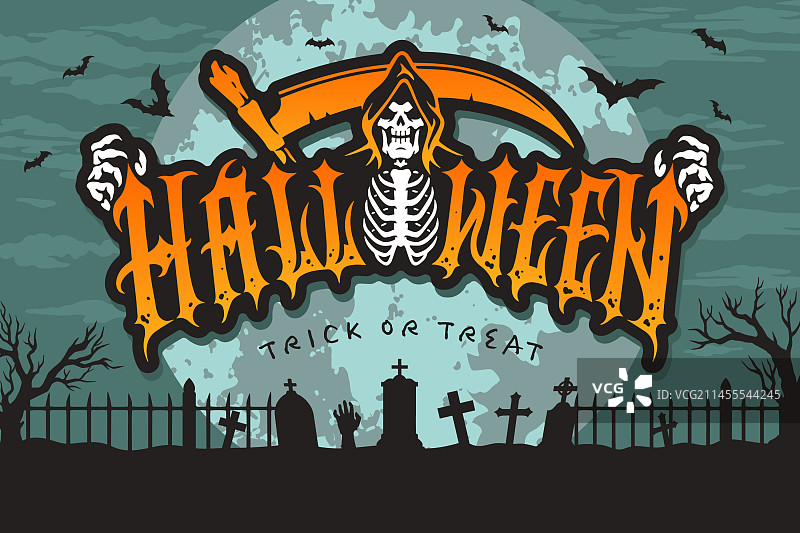 万圣节派对彩色banner图片素材