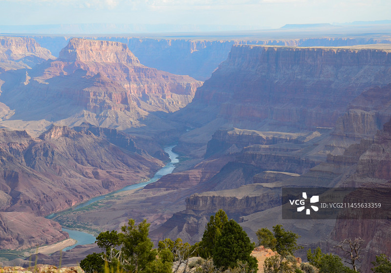 科罗拉多河与大峡谷图片素材