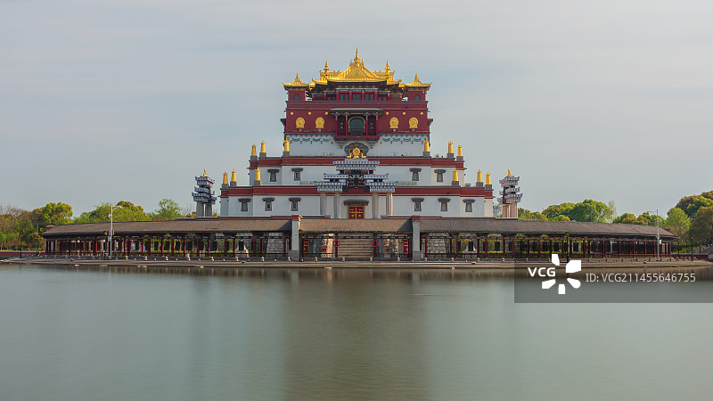 江苏无锡灵山大佛景区五印坛城近景图片素材