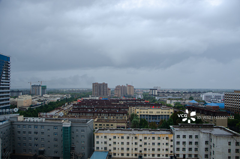 新疆阿克苏市沙雅城市建筑图片图片素材