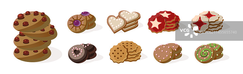 各种烘焙甜点饼干图片素材