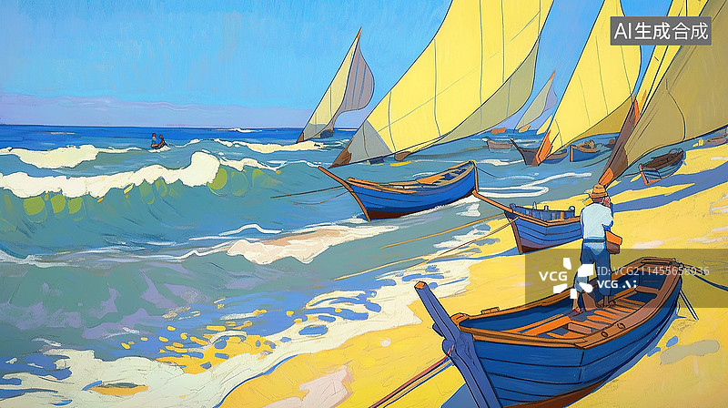 【AI数字艺术】出海图片素材