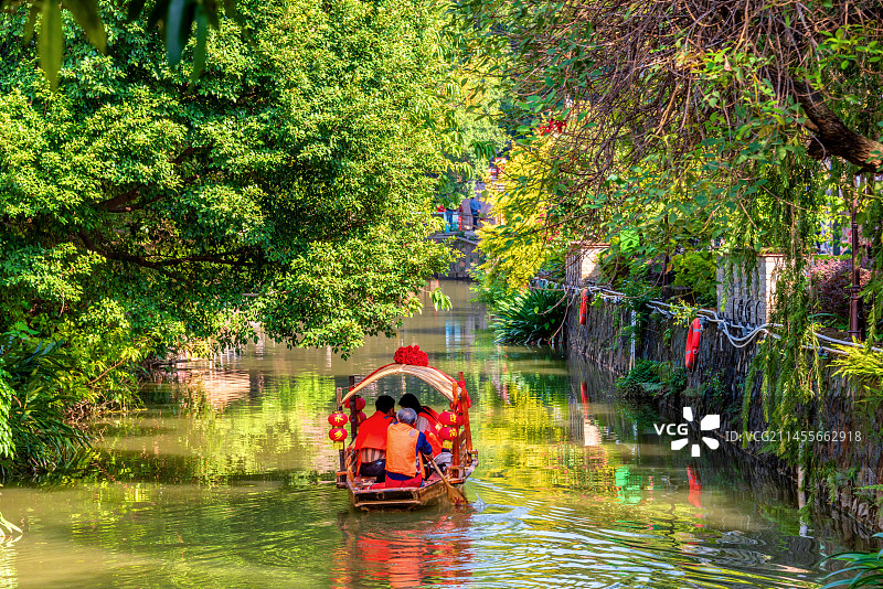 中国广东佛山顺德逢简水乡风光图片素材