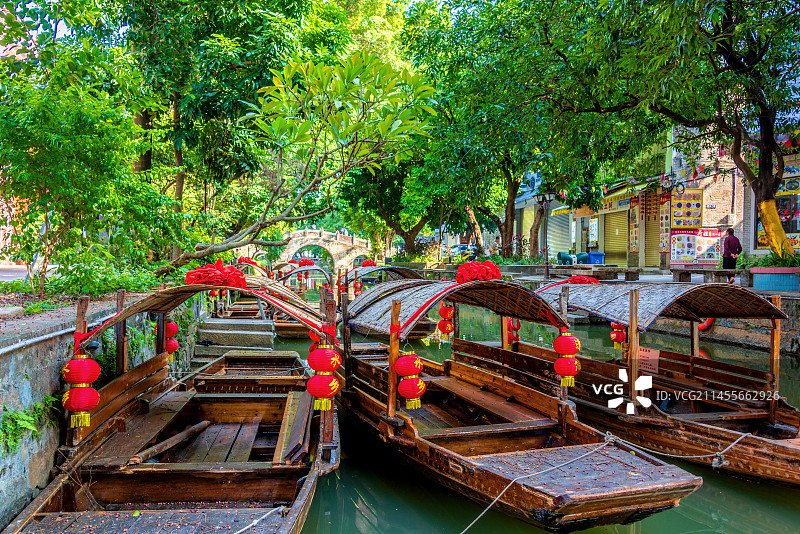 中国广东佛山顺德逢简水乡风光图片素材