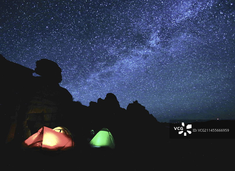 北京冰山梁银河图片素材