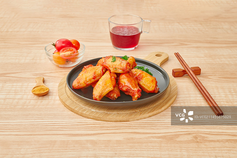 奥尔良风味鸡腿图片素材