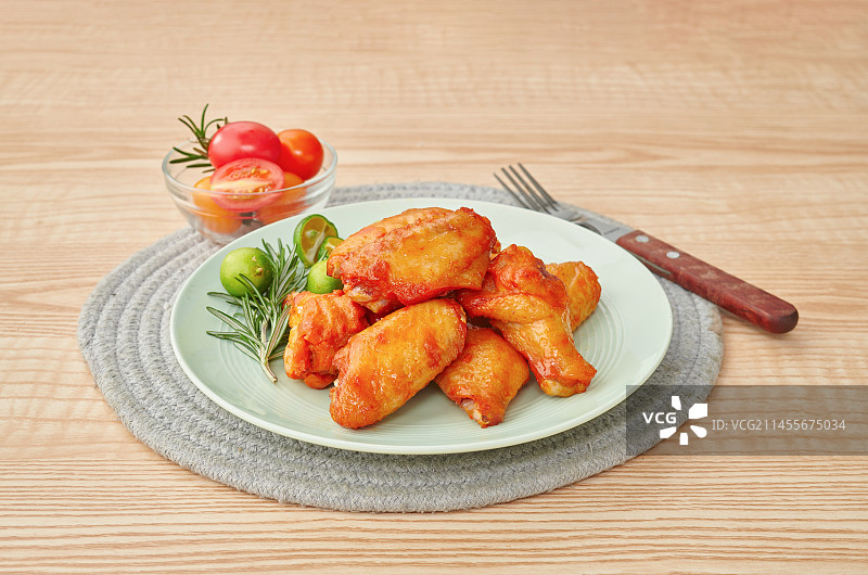 奥尔良风味鸡腿图片素材