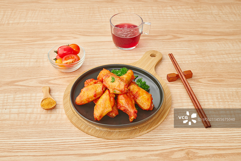 奥尔良风味鸡腿图片素材