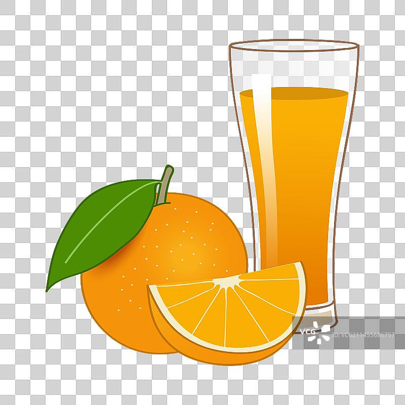 橙汁图片素材