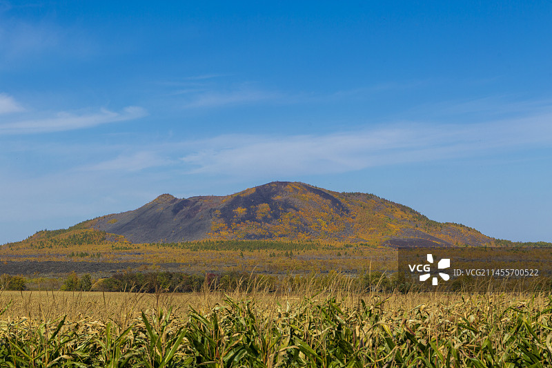 五大连池风景区老黑山秋色图片素材