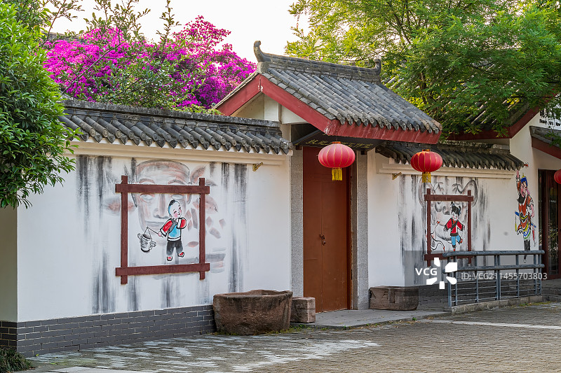 绵竹年画村图片素材