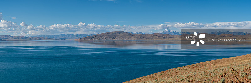 拉昂错与岗仁波齐图片素材