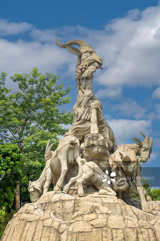 广州五羊石像, 形象,标志,雕塑,越秀公园图片素材