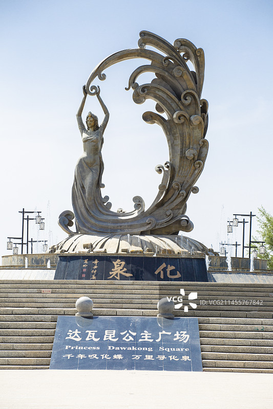 新疆喀什“达瓦昆沙漠”景区风光图片素材