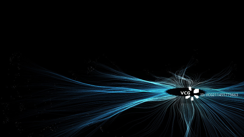 3D粒子连接网络图片素材