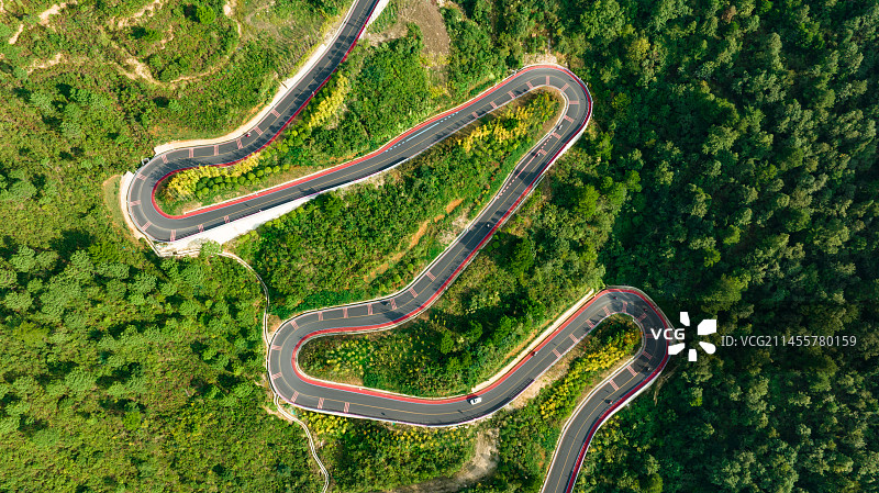 盘山公路图片素材