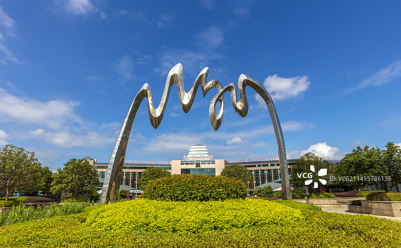 广西桂林火车北站图片素材