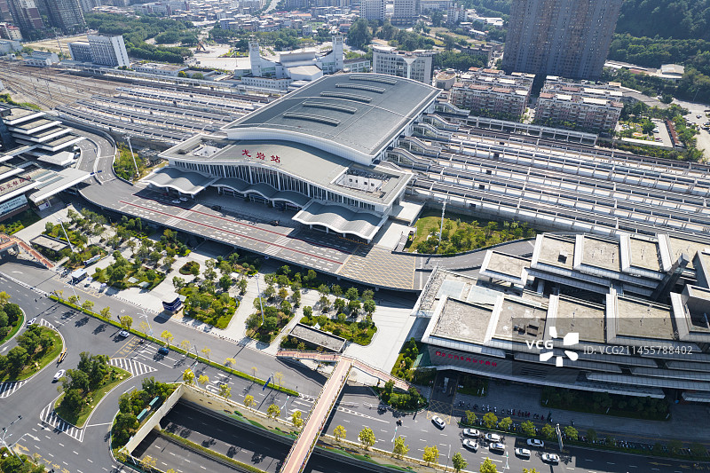 福建省,龙岩市,动车站,火车站,龙岩站图片素材