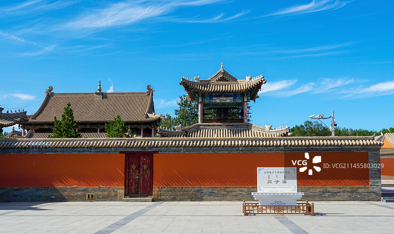 全国文保，内蒙古自治区锡林郭勒盟锡林浩特市贝子庙图片素材