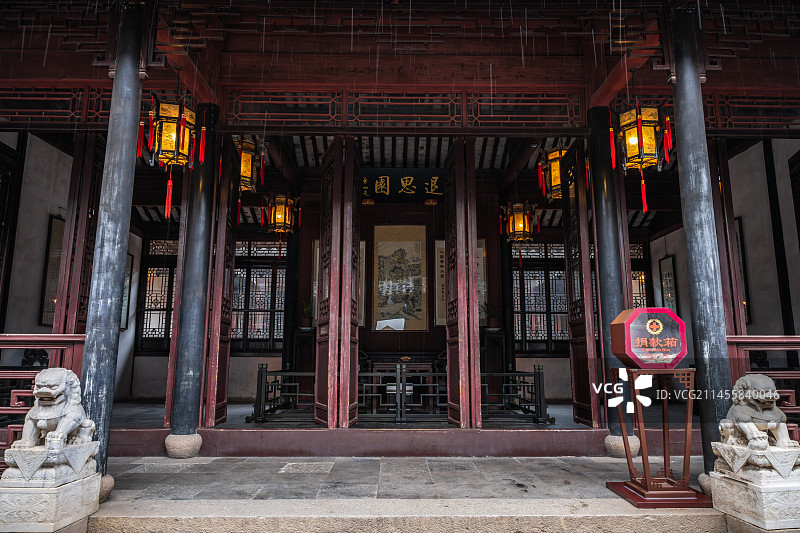 苏州同里古镇退思园图片素材