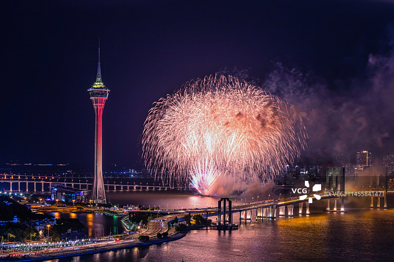 三十一届澳门国际烟花节（日本烟花）图片素材