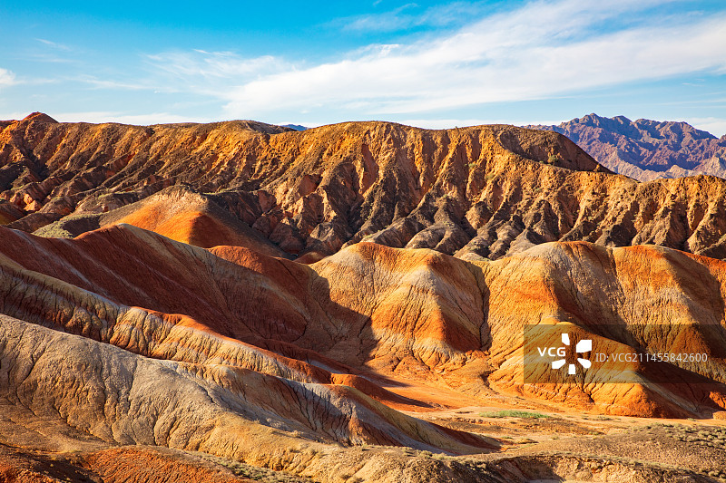 甘肃张掖丹霞地貌图片素材