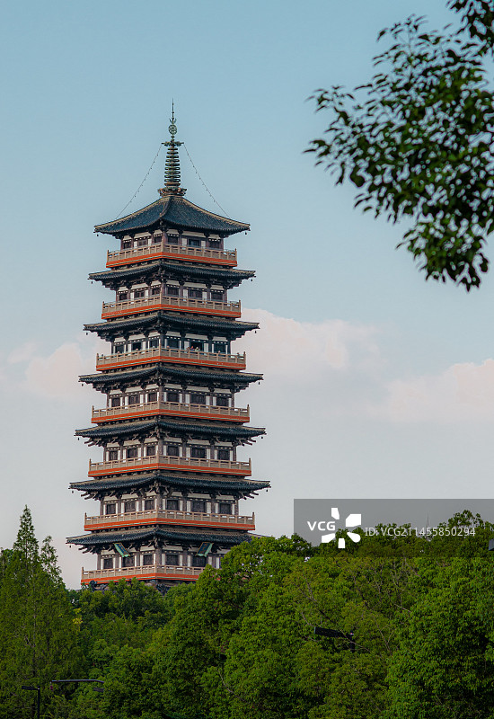 扬州大明寺栖灵塔图片素材