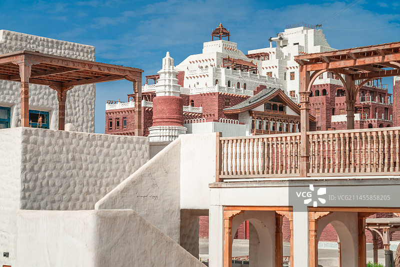 约特干故城 新疆和田 热门景点 网红景点  建筑图片素材