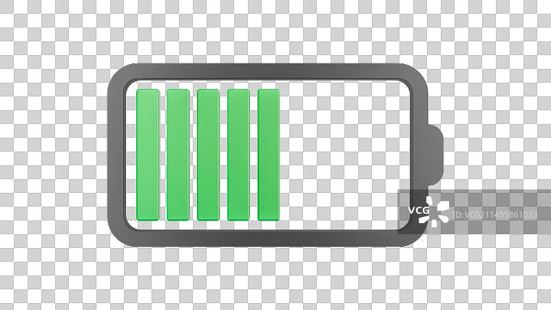 电动汽车电池水平图标图片素材