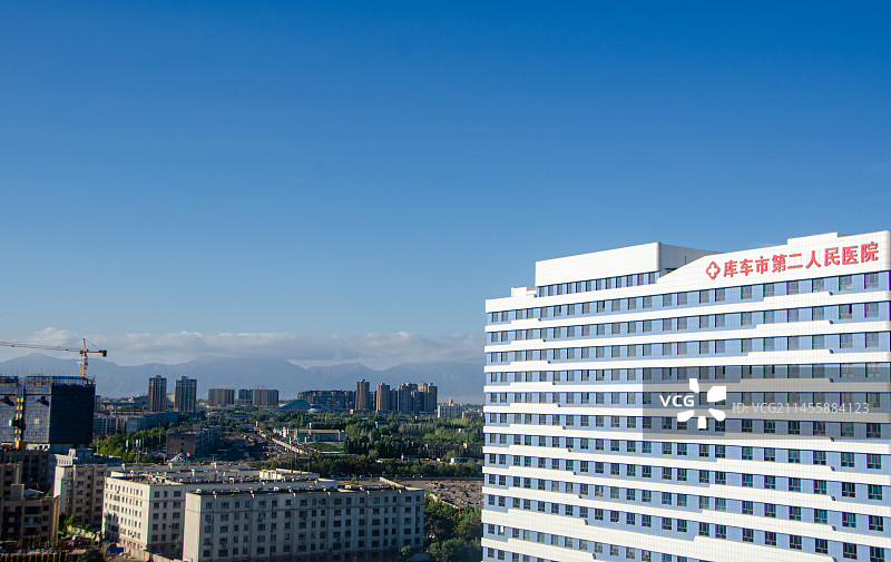 新疆阿克苏市库车第二人民医院周边照片图片素材