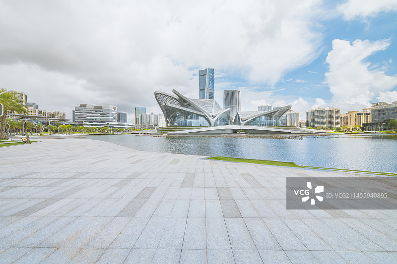 珠海金湾区航空城现代建筑图片素材