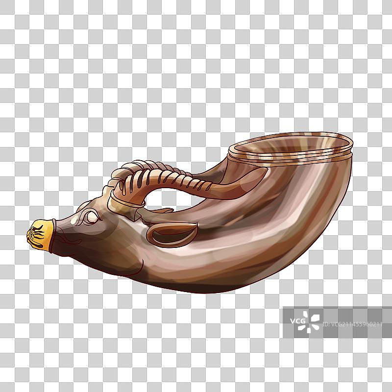 陕西历史博物馆镶金兽首玛瑙杯图片素材