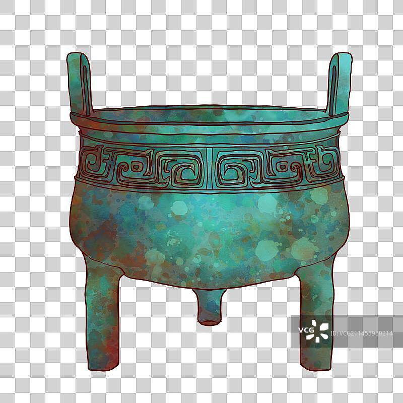 陕西历史博物馆五祀卫鼎图片素材