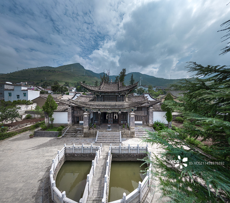 会泽白雾村三圣宫图片素材