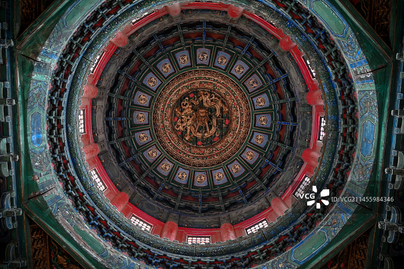 北京故宫屋顶图片素材