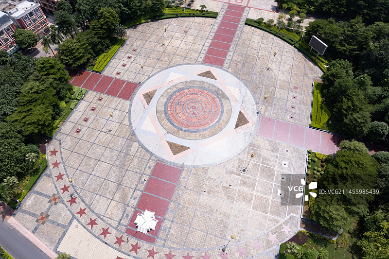 龙州红八军纪念广场图片素材