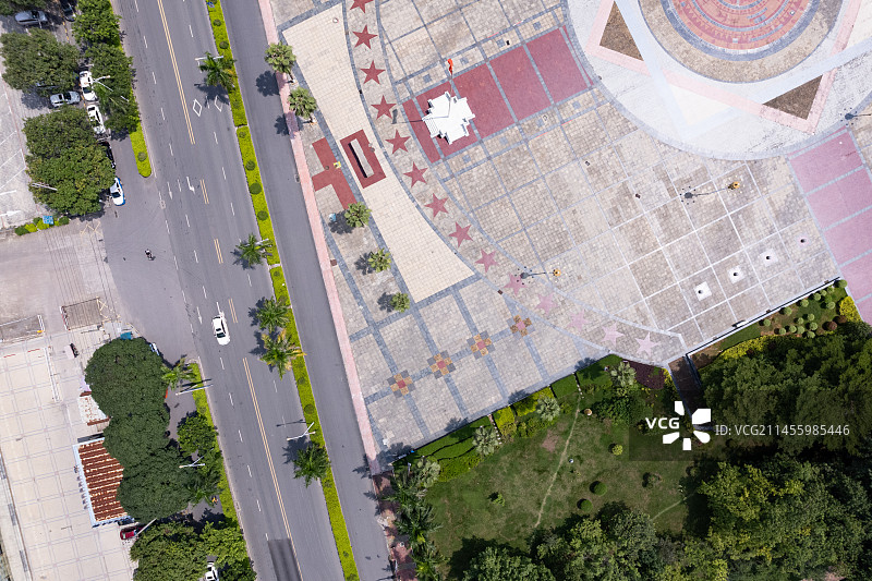 龙州红八军纪念广场图片素材