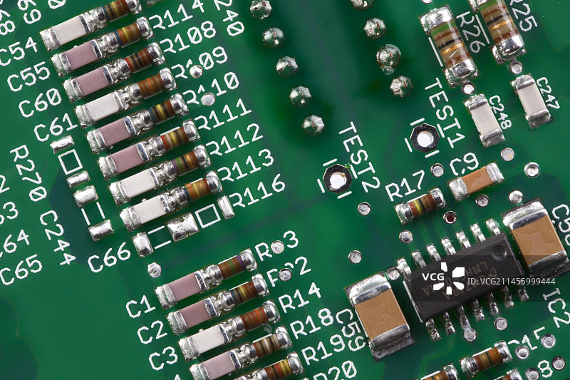 电脑电路板细节图片素材