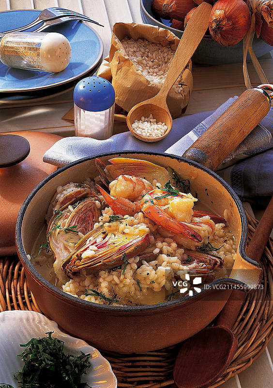 科西嘉烩饭，法国，欧洲图片素材