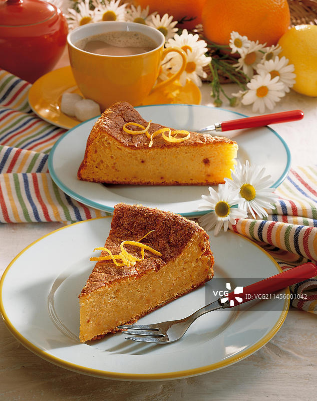 西班牙甜薯蛋糕，欧洲图片素材