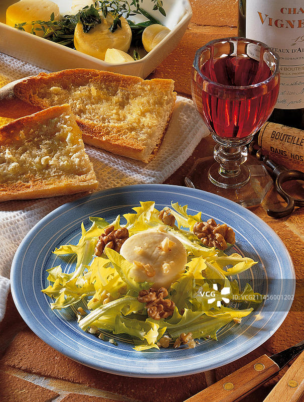 腌制山羊奶酪，法国图片素材