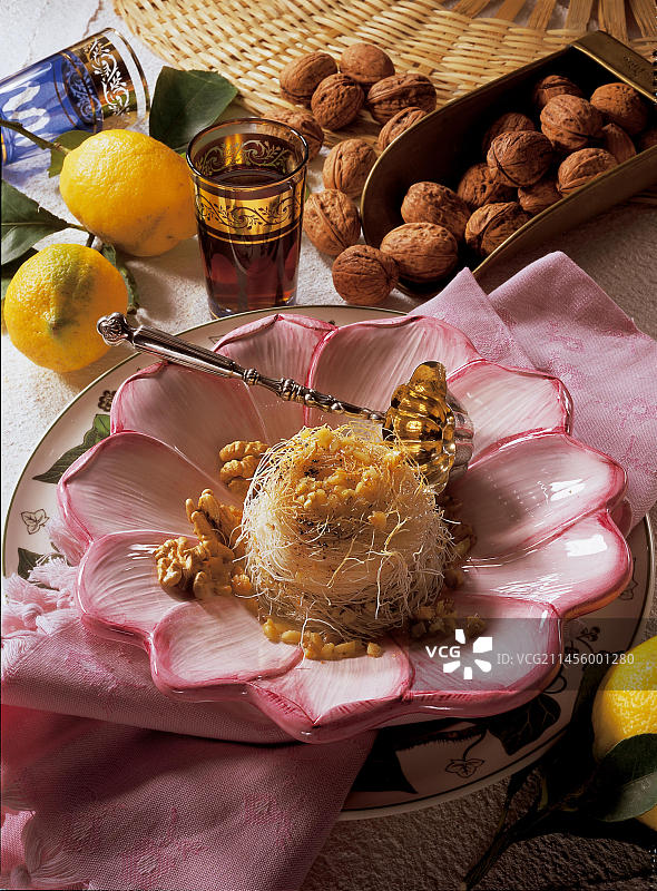 土耳其天使发丝甜点图片素材