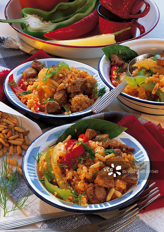 土耳其 bulgur 抓饭图片素材