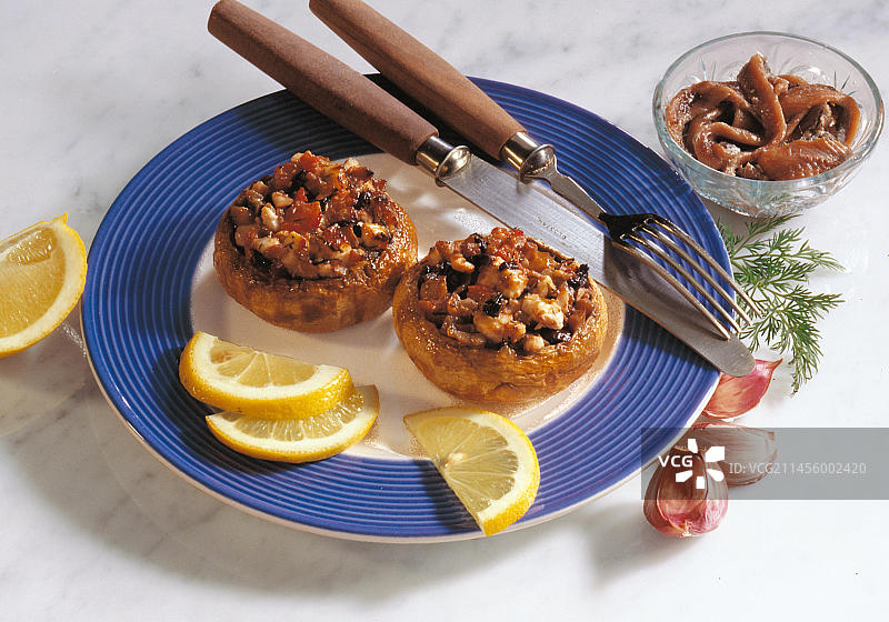 希腊酿蘑菇图片素材