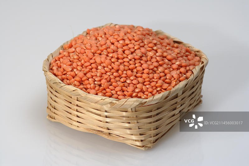 篮子里的红扁豆图片素材